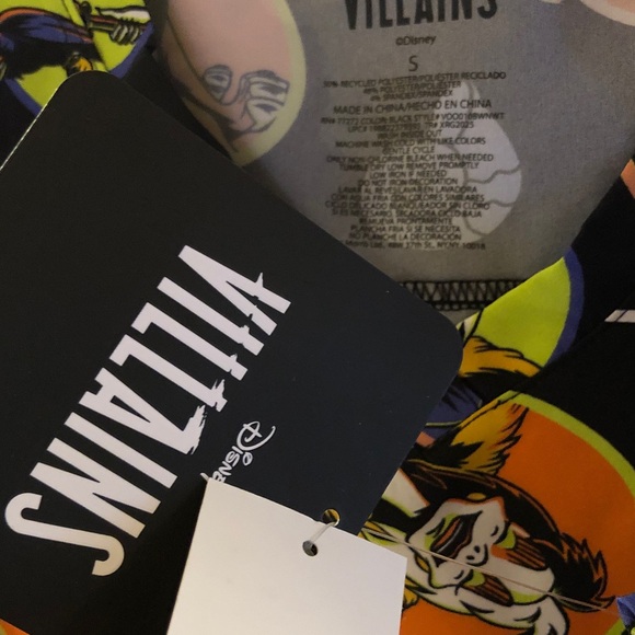 Disney Scrubs Villains Colorful Tee Size Small with Orange, Purple, and Green - Picture 9 of 11